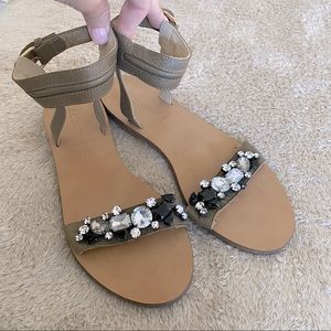 Jcrew Gemstone Leather Sandals